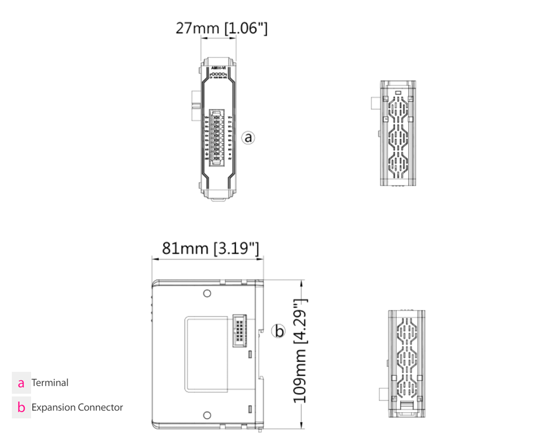 Weintek iR-AQ04-VI Модуль аналогового вывода Analog Output (4 выхода) - фото 5 - id-p116773367