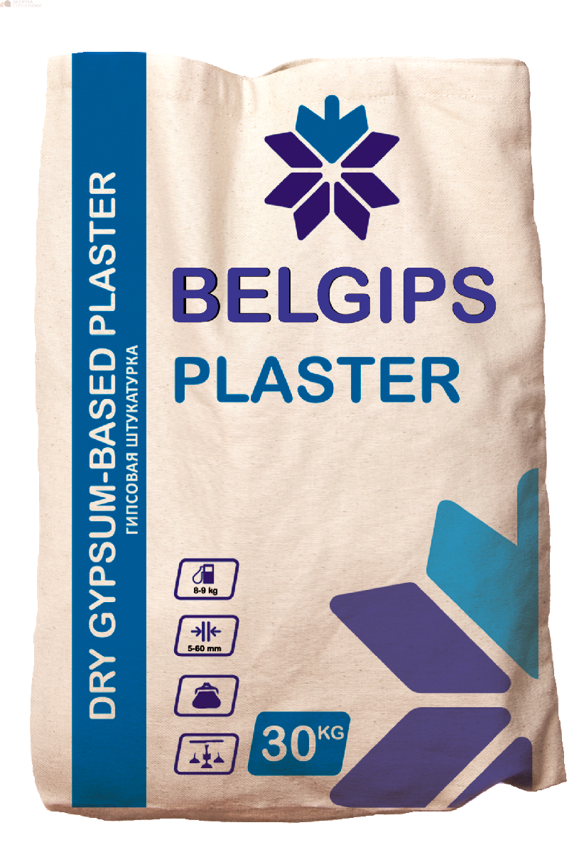 Штукатурка Belgips Plaster, 30 кг - фото 1 - id-p116869419