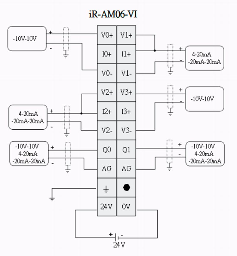Weintek iR-AM06-VI Модуль аналогового ввода-вывода 4 входа 2 выхода - фото 6 - id-p116773379