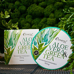 Патчи для глаз с алоэ вера и зеленым чаем ESTHETIC HOUSE Aloe Vera & Green Tea Hydrogel Eye Patch, 60 шт.