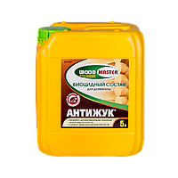 Антижук Рогнеда антисептик для дерева уничтожающий жучков-древоточцев и грибок 5л