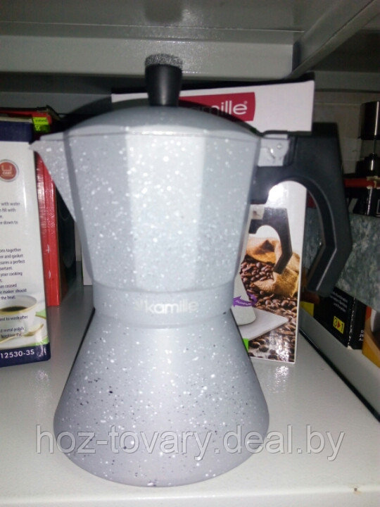 Гейзерная индукционная кофеварка Kamille на 12 чашек арт. KM 2519GR