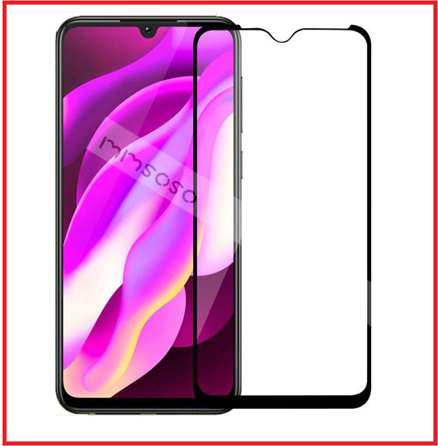 Защитное стекло Full-Screen для Vivo Y91c / Y91i черный (5D-9D с полной проклейкой) - фото 2 - id-p116921991