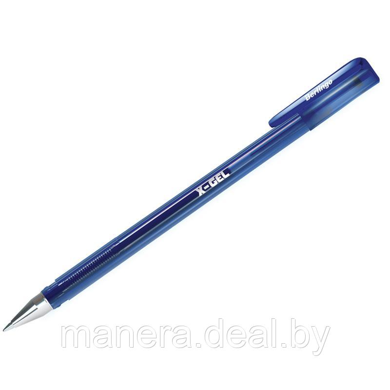 Ручка гелевая Berlingo "X-Gel" синяя, 0,5мм - фото 1 - id-p116951340