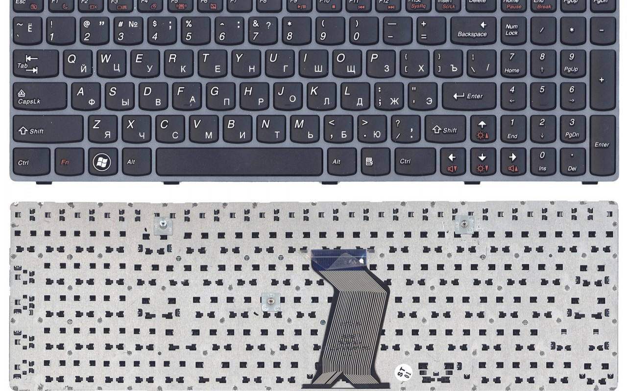 Замена клавиатуры в ноутбуке Lenovo G700 black