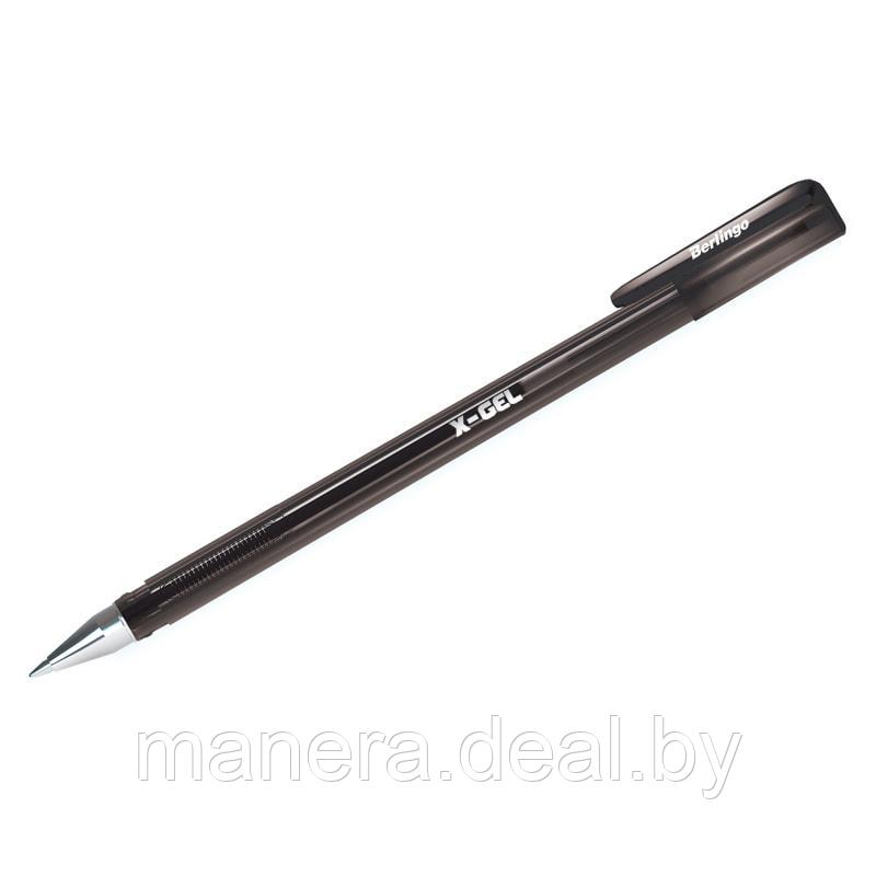 Ручка гелевая Berlingo "X-Gel" черная, 0,5мм - фото 1 - id-p116965301