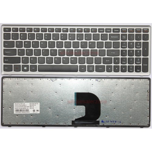 Замена клавиатуры в ноутбуке Lenovo Z500 silver Frame