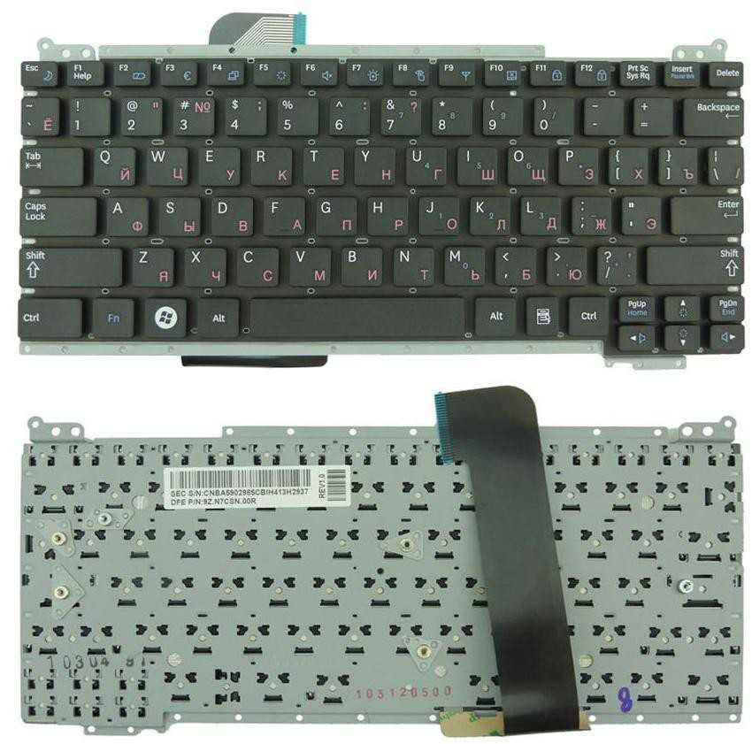 Замена клавиатуры в ноутбуке SAMSUNG NC110 NP-NC110 NC110-A01 NC110-A04