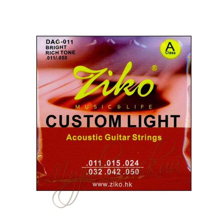 Струны для гитары акустической (комплект) Ziko DAG-011 - фото 1 - id-p117004708