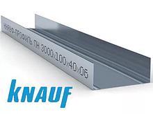 Профиль для гипсокартона KNAUF направляющий UW 100/40, толщ. 0,6мм, 3 метра