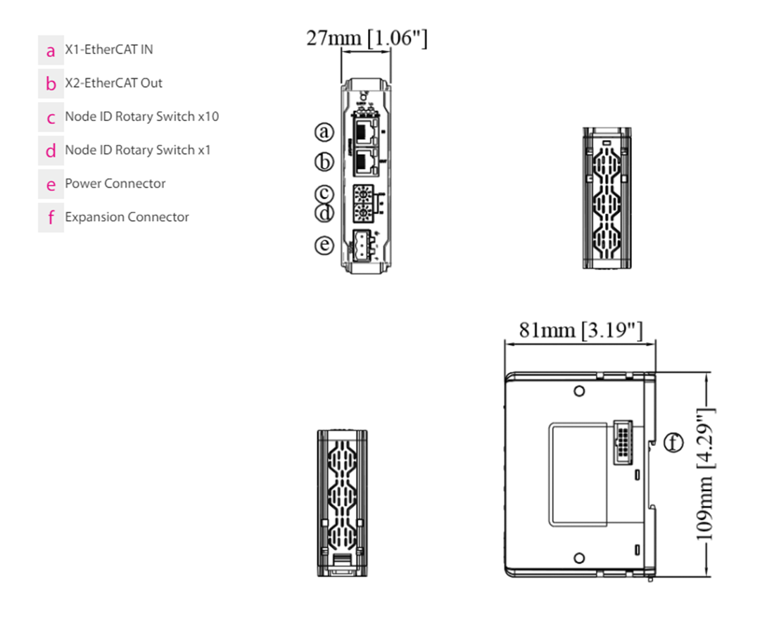 Weintek iR-ECAT Module Ethercat Интерфейсный модуль - фото 5 - id-p116773369