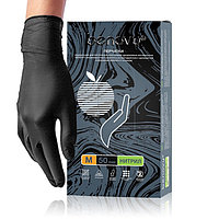 Нитриловые перчатки,BENOVY, перчатки нитриловые текстурированные, особопрочные, размер - M