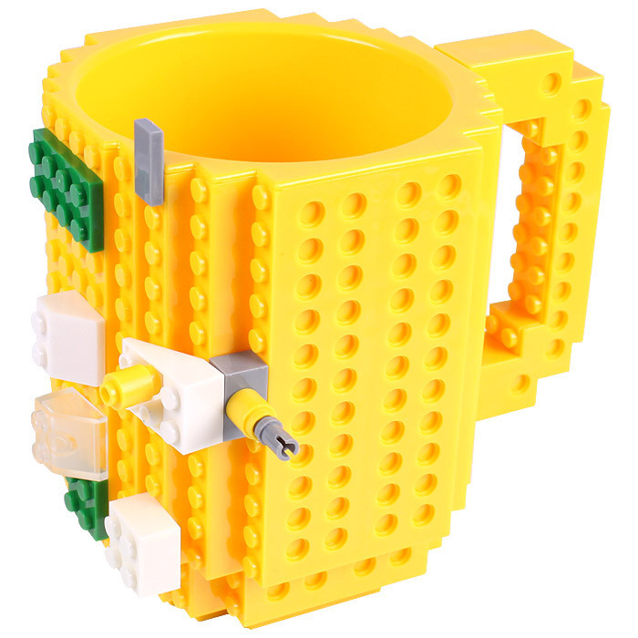 Подарочная кружка -конструктор Лего.400мл .Разные цвета!, фото 1