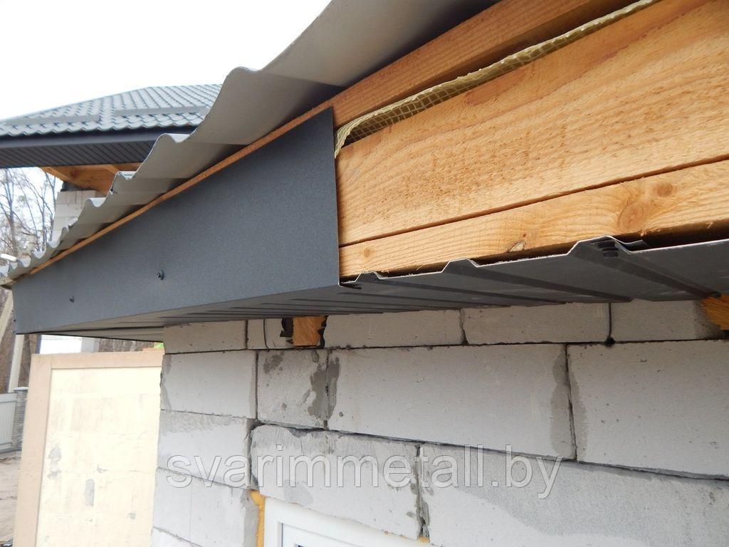 Подшивка карнизных свесов крыши (сайдинг, софит) - фото 1 - id-p117061365
