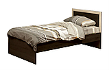 Кровать "Фриз" 90 см 21.55 (венге/дуб линдберг) Олмеко, фото 2