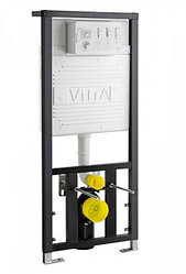 Инсталляция Vitra 742-5800-01 в комплекте с кнопкой 740-0480, 700-1873 для повесного унитаза
