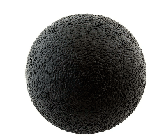 Мяч массажный для восстановления мышц 6 см Черный