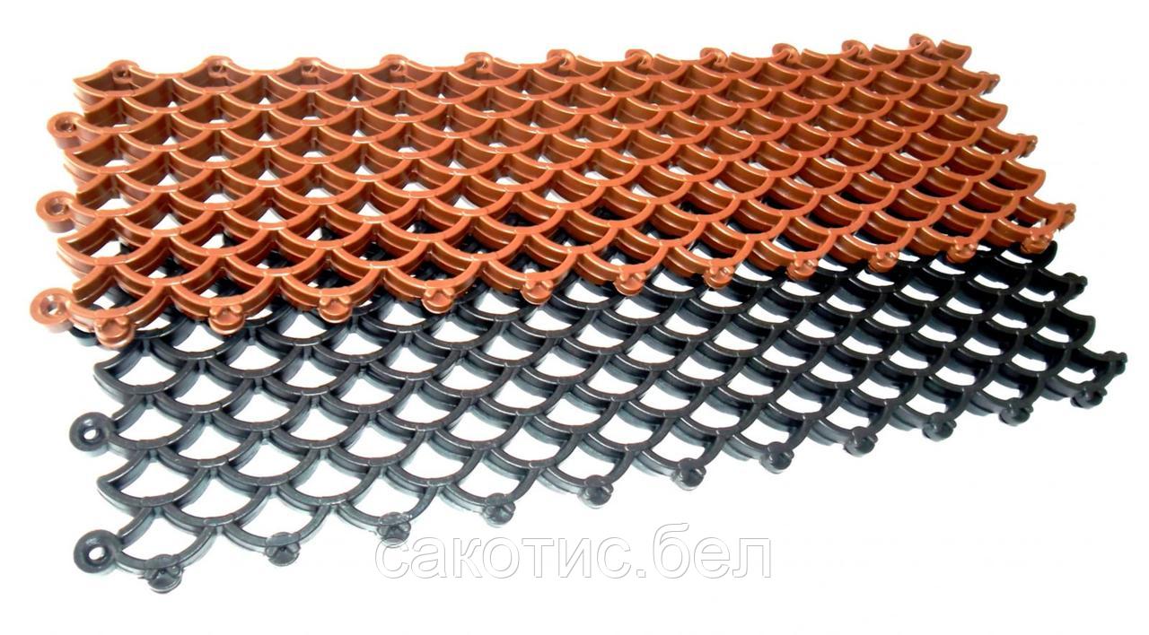 Грязезащитные модульные коврики из ПВХ "Волна" 14 мм (Любой размер) - фото 5 - id-p117088146