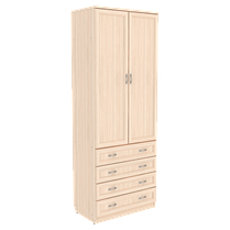 Шкаф для белья со штангой и ящиками арт. 103 система Гарун (6 вариантов цвета), фото 2