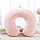 Подушка для путешествий "Однотонная", Memory Foam (розовая), фото 5