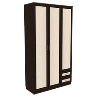 Шкаф для белья со штангой, полками и ящиками арт. 113 система Гарун (6 вариантов цвета)