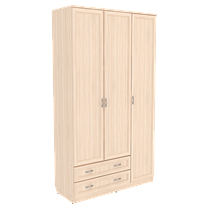 Шкаф для белья 3-х дверный арт. 114 система Гарун (6 вариантов цвета), фото 3