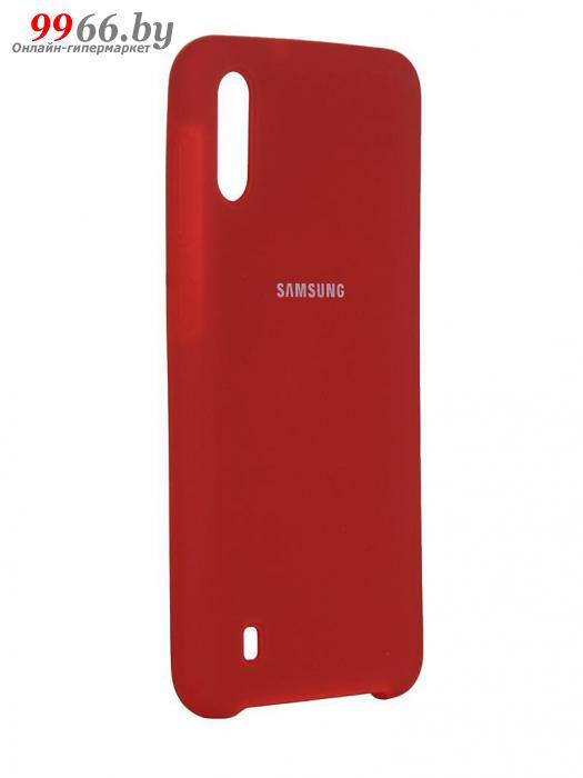 Чехол Innovation для Samsung Galaxy M10 Silicone Cover Red 15364 - фото 1 - id-p116898415