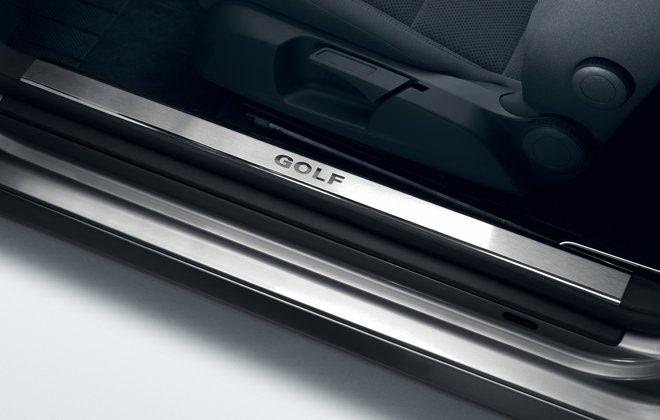Накладки на пороги vw Golf V