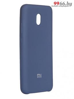 Чехол для телефона на Xiaomi Redmi 8A силиконовый синий 16587 Редми 8А