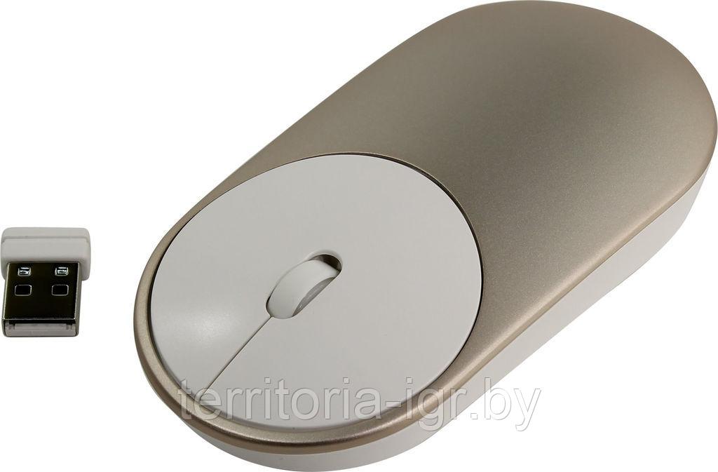 Беспроводная мышь 2в1 USB+Bluetooth Mi HLK4008GL золотистый Xiaomi - фото 1 - id-p117105491