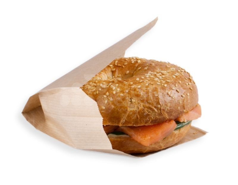 Бумажные уголки крафт для бургеров и сэндвичей SANDWICH BAG M