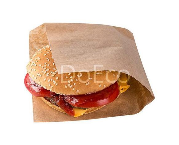 Бумажные уголки крафт для бургеров и сэндвичей SANDWICH BAG L, фото 2