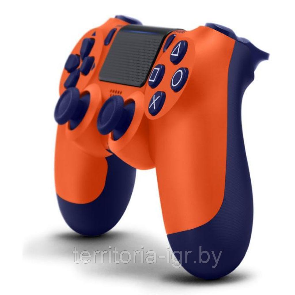 Геймпад Sony PS4 беспроводной DualShock 4 Wireless Controller оранжевый (orange) [CUH-ZCT2E] v2 Оригинал - фото 2 - id-p117107169