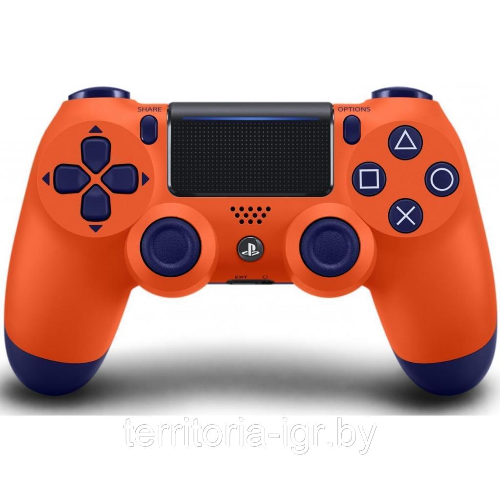 Геймпад Sony PS4 беспроводной DualShock 4 Wireless Controller оранжевый (orange) [CUH-ZCT2E] v2 Оригинал - фото 5 - id-p117107169