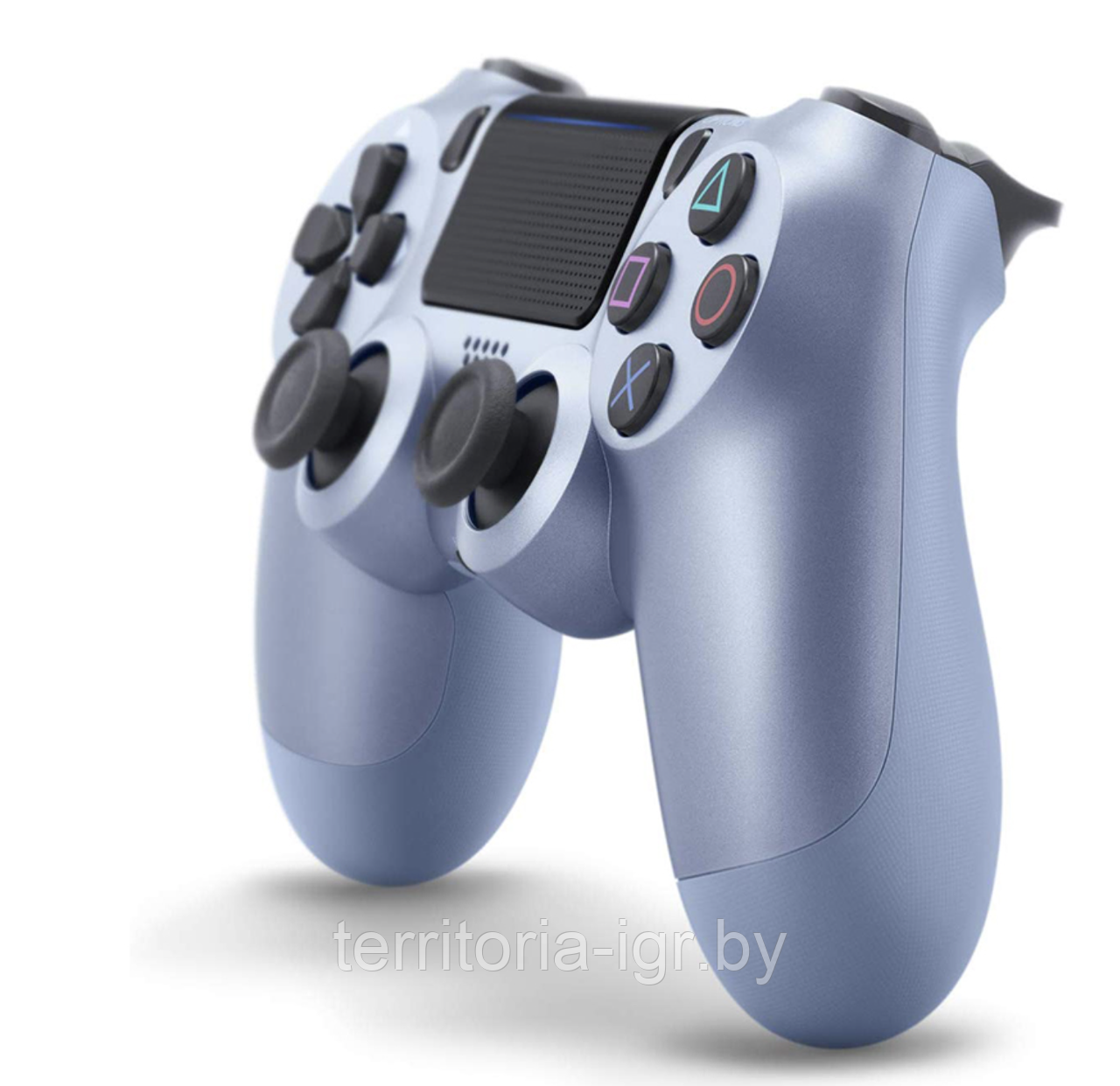 Геймпад Sony PS4 беспроводной DualShock 4 Controller титановый синий (Titanium Blue) [CUH-ZCT2E] v2 Оригинал - фото 2 - id-p117107185