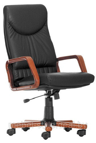 Кресло СВИНГ дерево для руководителя, stul SVING Extra в ECO коже - фото 1 - id-p1626740