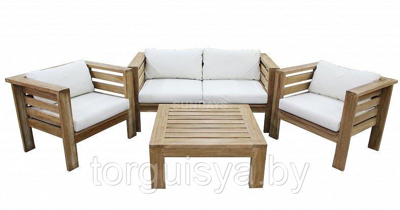 Комплект садовой мебели PRESIDENT (1 диван, 2 кресла, 1 столик) Indoexim