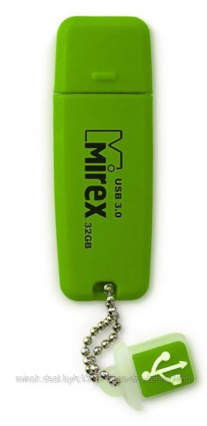 32Gb USB 3.0 FlashDrive Mirex CHROMATIC GREEN - фото 1 - id-p117108023