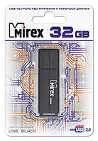 32Gb USB FlashDrive Mirex LINE BLACK
