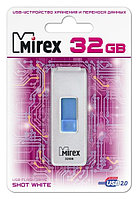 32Gb USB FlashDrive Mirex SHOT WHITE