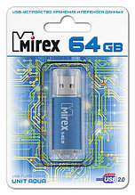 64Gb USB FlashDrive Mirex UNIT AQUA