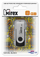 8Gb USB FlashDrive Mirex SWIVEL BLACK