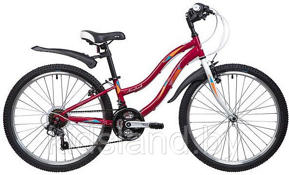 Велосипед Novatrack Lady V 24"  (красный)