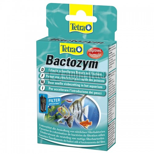 Tetra Bactozym, (10 капсул) кондиционер с культурой бактерий на объем 1000л - фото 1 - id-p7066402