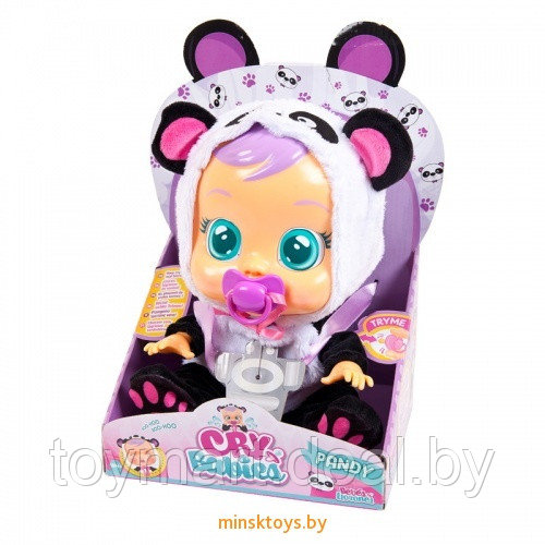 Интерактивная кукла плачущий младенец - Pandy, CRYBABIES IMC Toys 98213