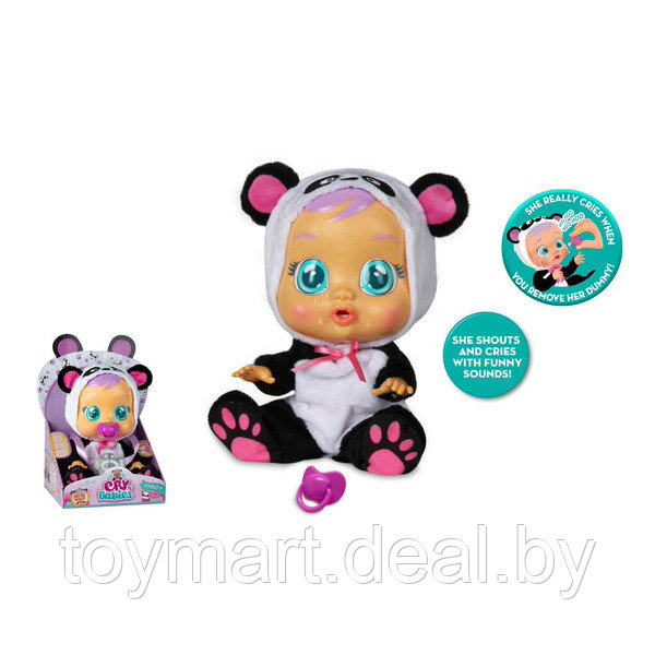 Интерактивная кукла плачущий младенец - Pandy, CRYBABIES IMC Toys 98213 - фото 5 - id-p117114363