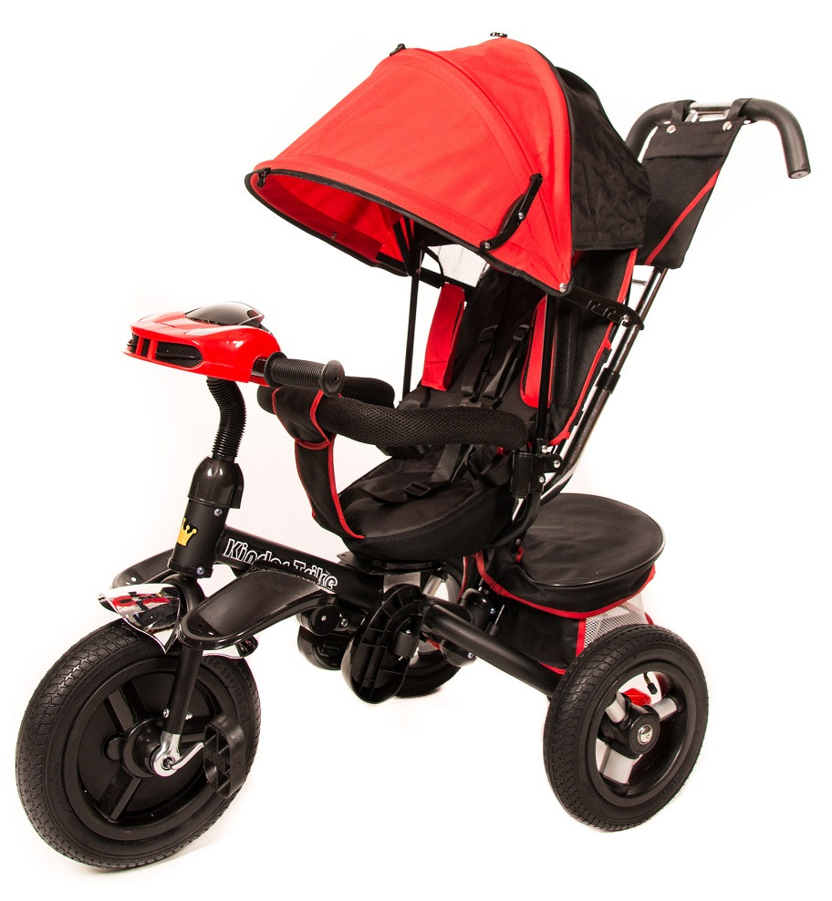 Трехколесный велосипед Kinder Trike Classic (поворотное сидение) (красный) с надувные колеса 12\10 - фото 2 - id-p91669293