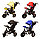 Трехколесный велосипед Kinder Trike Classic (поворотное сидение) (красный) с надувные колеса 12\10, фото 3