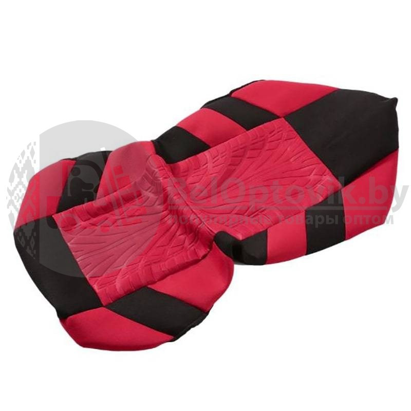 Комплект чехлов на автомобильные сидения Car Seat Cover 9 предметов (чехлы для автомобиля) Красные - фото 2 - id-p117117081