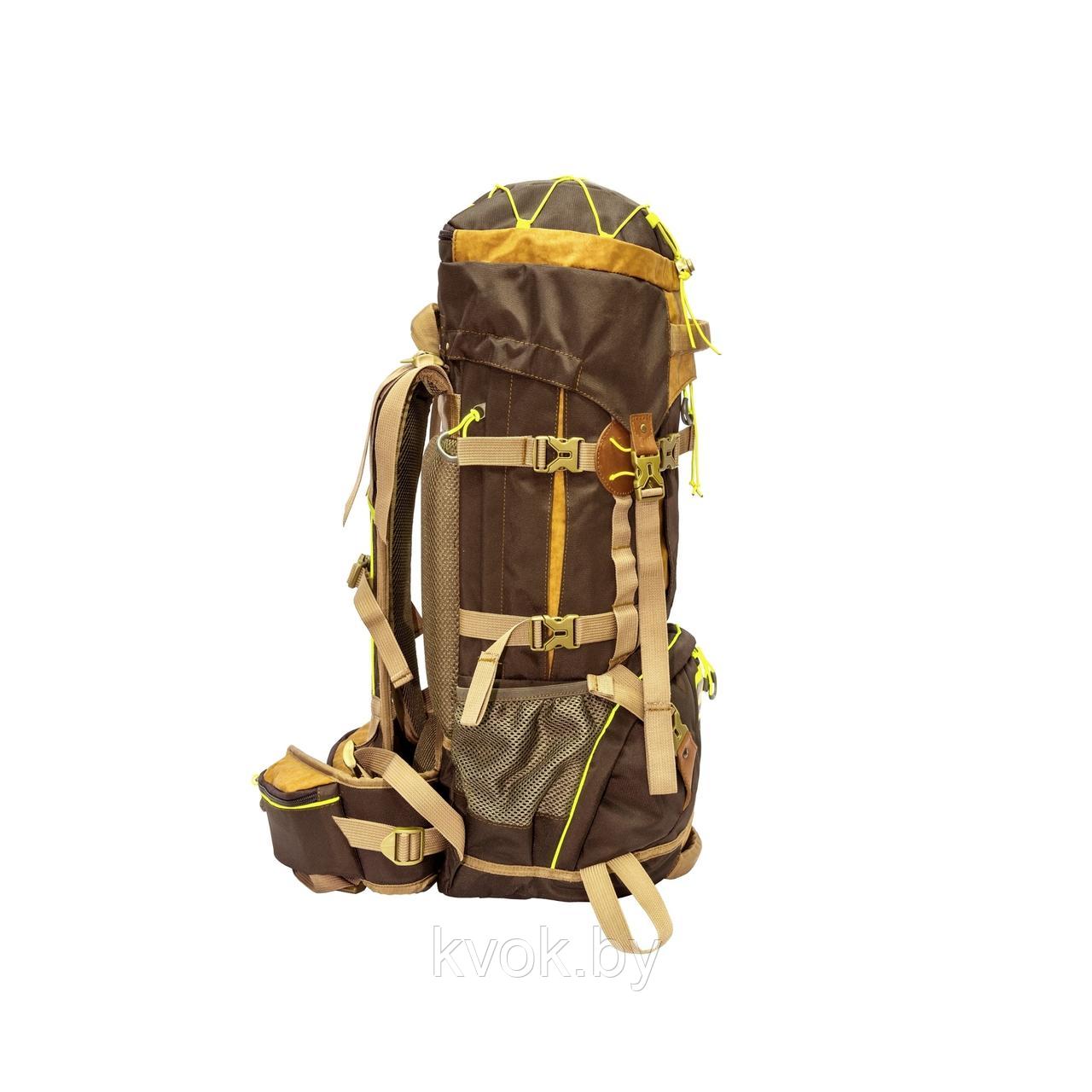 Рюкзак AQUATIC Р-45+5ТК трекинговый (цвет: темно-коричневый) - фото 2 - id-p117129587